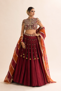 Gulnaar Kundan Lehenga Set