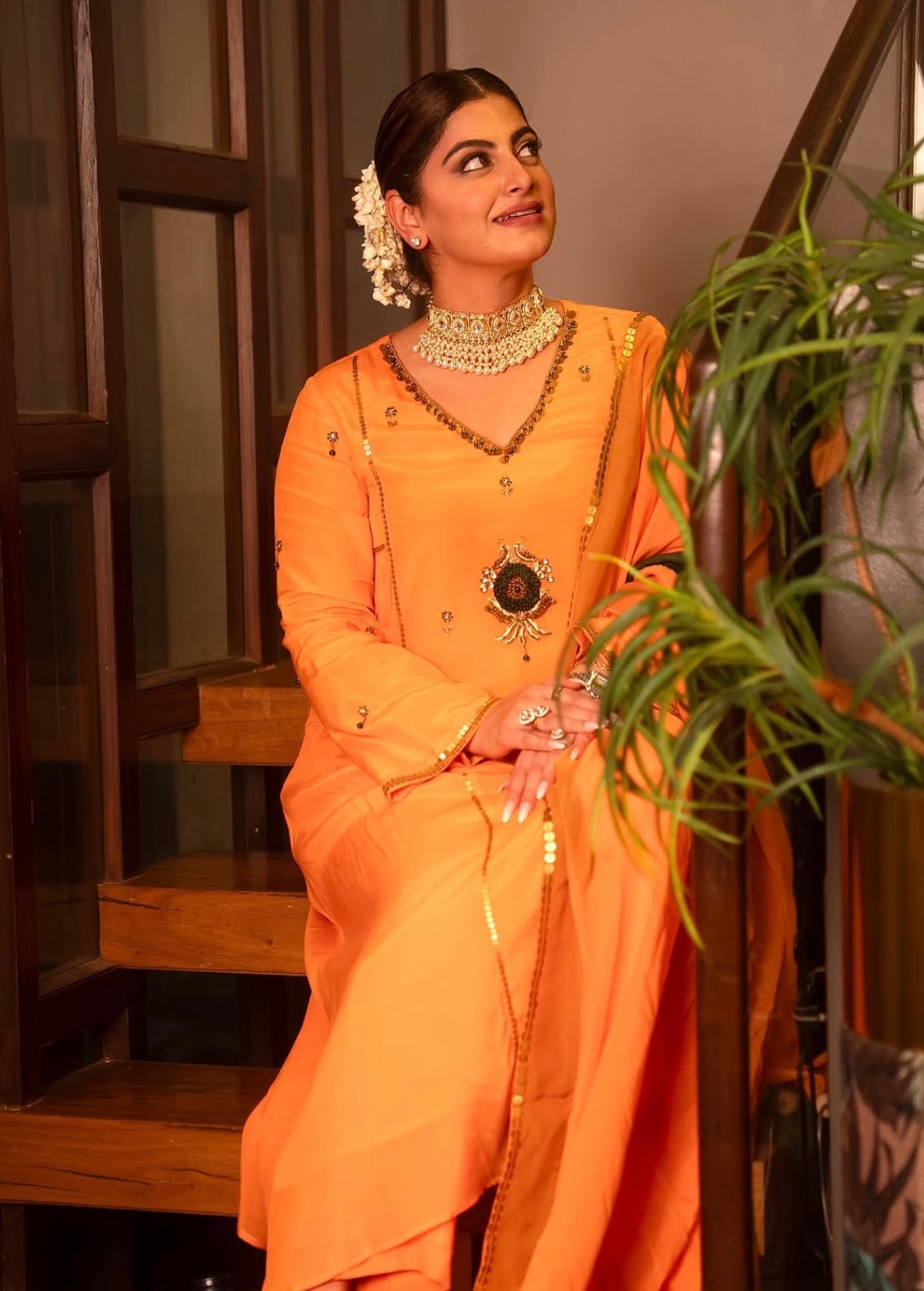 Saffron Noor Kurta Set