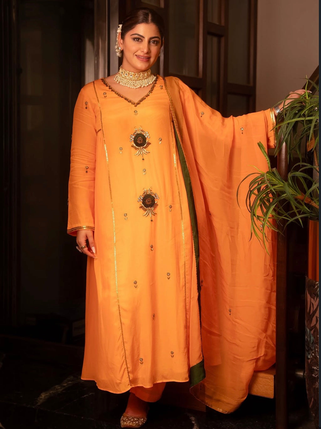 Saffron Noor Kurta Set