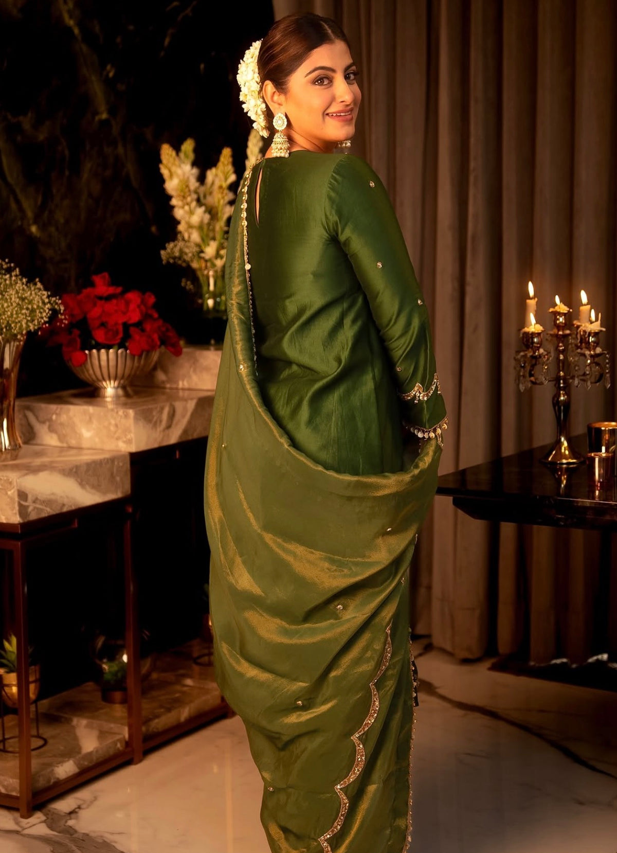 Zaria Emerald Kurta Set