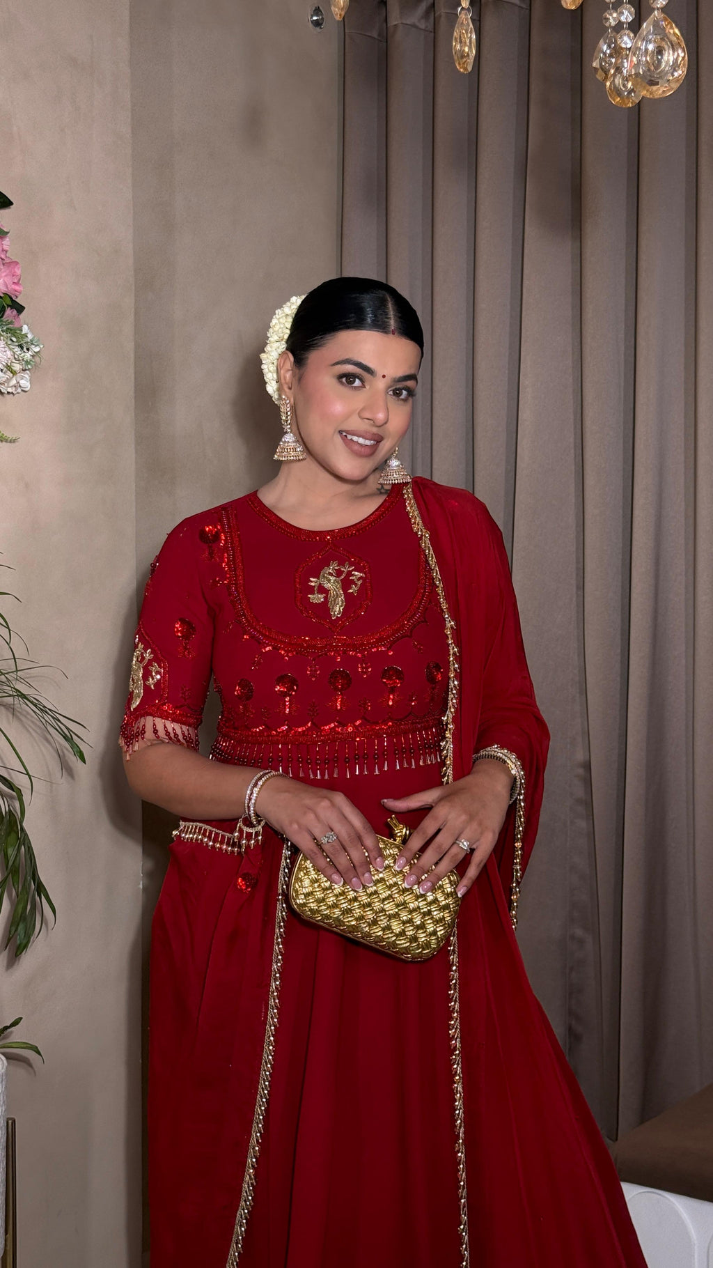 Scarlet Noor Anarkali Set
